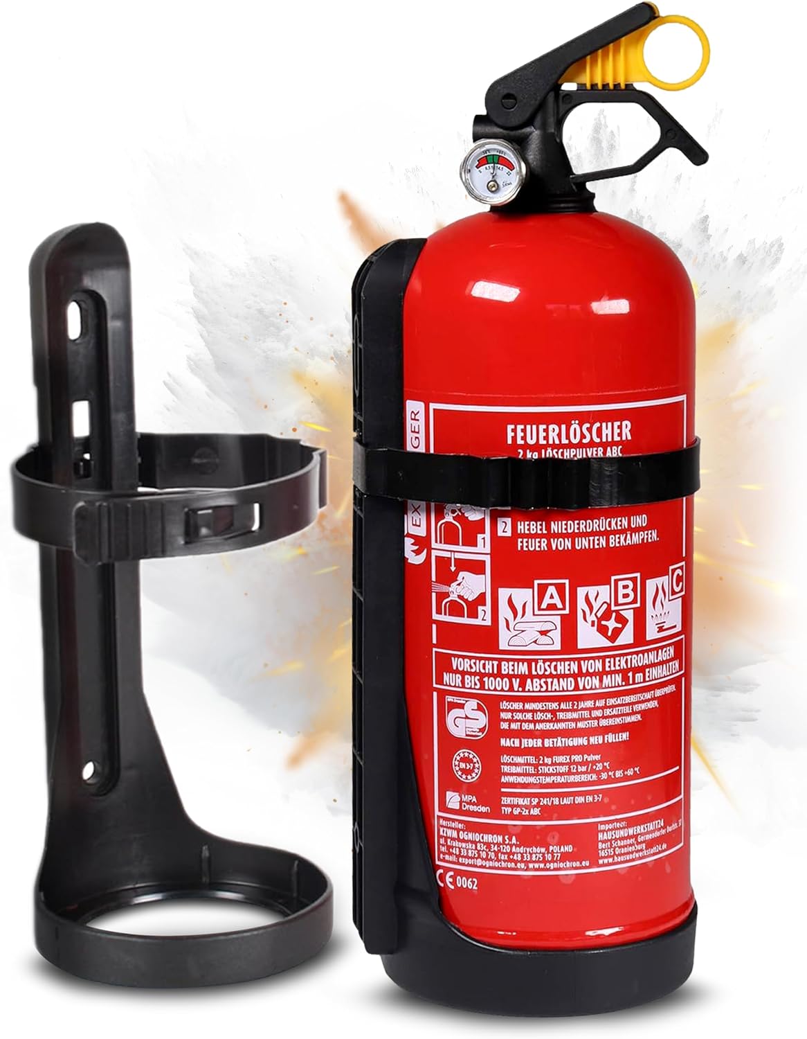 2 kg Feuerlöscher-Pulver